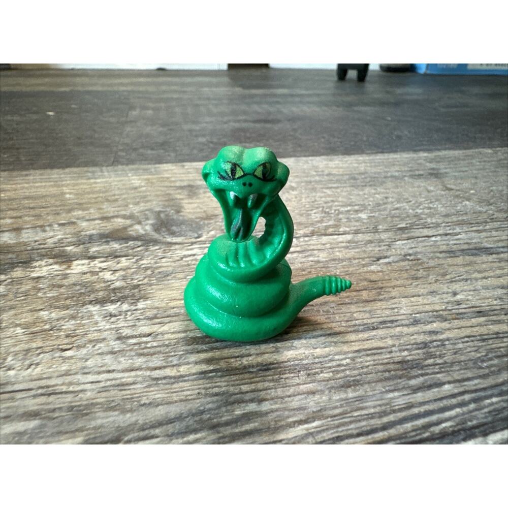 Vintage 1988 General Foods Golden Crisp Cereal Coiled Snake Green